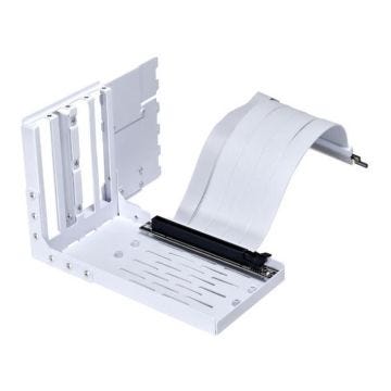 Support vertical - Lian-Li - Universel - Riser PCIe 4.0 - Blanc - Compatible avec tous les boîtiers
