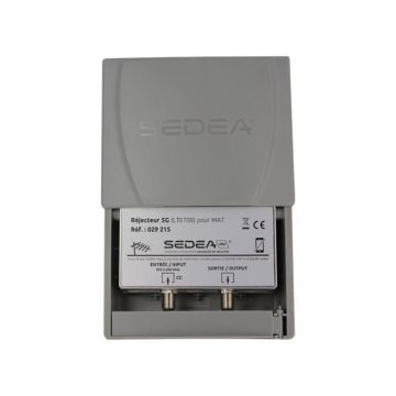 Filtre TNT 5G LTE 700 - SEDEA - 029215 - Extérieur - Canaux 21-48 - Bande passante 470-694 MHz