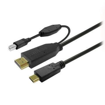 TOUCH SCREEN CABLE 7.5M BLACK VIVOLINK PROUSBCHDMIUSBB7.5
