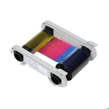 Cassette à ruban - EVOLIS - Badgy 1ère génération - Cyan, Magenta, Jaune, Noir, Transparent clair