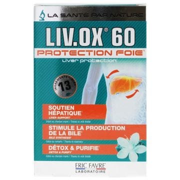 Eric Favre Liv.ox 60 Protectinon Foie 60 comprimés