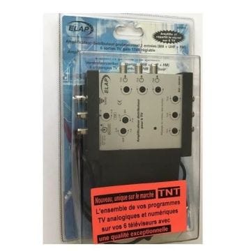 ELAP AMPLIFICATEUR DISTRIBUTEUR PROFESSIONNEL 2 ENTREES REF 341051 HDME
