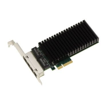 Carte Réseau PCIe x4 quad LAN gigabit Ethernet RJ45 avec 4 chipsets Intel I210 AT 10 100 1000Mb 1G