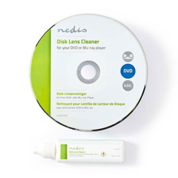 Nedis Nettoyant Lecteur de Disques Blu-Ray DVD 20 ML