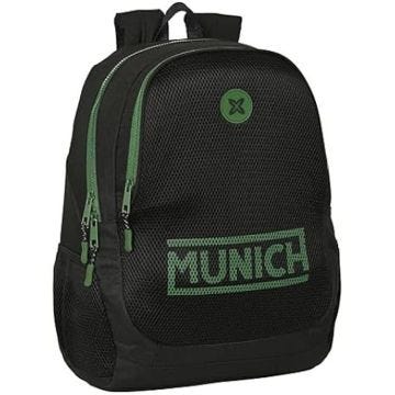 Sac à dos - SAFTA - Munich Caviar - Noir - 32x16x44 cm - Enfant