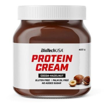 Pâte à tartiner protéinée BioTech USA - Protein Cream - Cocoa Hazelnut 400g