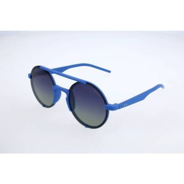 Lunettes de soleil - Polaroid - PLD6016/S-ZDI - Monture bleue - Verre noir dégradé - Protection catégorie 3