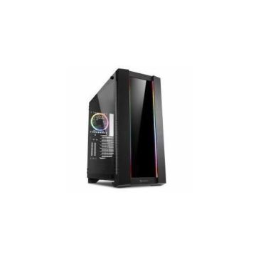 GENERIQUE 4044951027163 - COMMUTATEUR KVM - Sharkoon ELITE SHARK CA200G Midi ATX Tower Noir (ELITE SHARK CA200G - Midi ATX, 5x 8.89