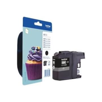 Cartouche d'encre BROTHER LC-123 - Noir - Capacité standard 2 x 600 pages - Pack de 2