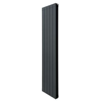 Radiateur en Aluminium Plat Chauffage Vertical Gris Anthracite 1800 x 395mm