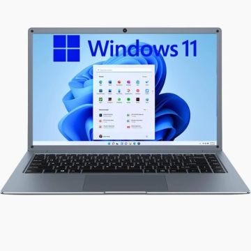 Ordinateur Ultra portable Windows 11 Full HD 14,1'' RAM 12GB Intel 2.8 Ghz SSD RAM 12 Go ROM 128 Go YONIS
