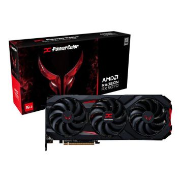 Carte graphique - PowerColor - Red Evil - AMD Radeon RX 9070 - 16 Go - PCI Express 4.0 x16