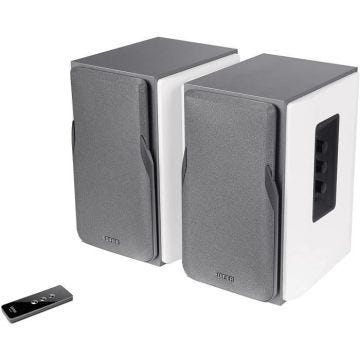 Edifier R1380T Blanc - Enceintes Studio bibliothèque Actives, Télécommande IR