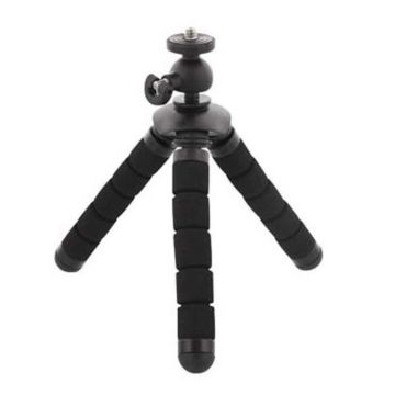 Trépied flexible 3 en 1 TNB - Mini trépied de 15,5 cm - Noir