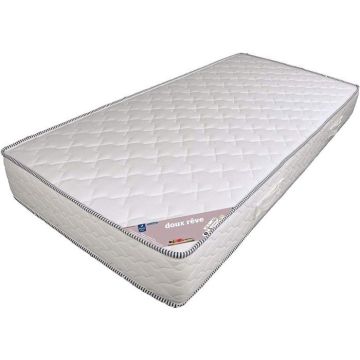 Matelas 100x200 x 18,5 cm + Alèse + Oreiller Visco - Soutien Ferme - Mousse 30 Kg-m3 HD Haute Résilience - hypoallergénique