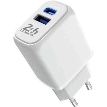 Chargeur secteur 1 USB-A et 1 Type-C 33W 24H LE MANS