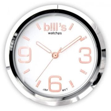 BILL'S WATCHES Cadran Montre Femme Classic White Rose Gold - CMB12