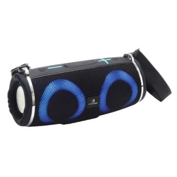Enceinte Portable - Dynabass - DBE30 BLACK - 10W - Bluetooth 5.3 - Éclairage RGB LED