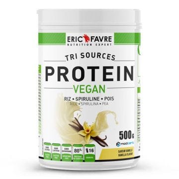 Protéines végétales Eric Favre - Protéines Vegan - Vanilla 500g