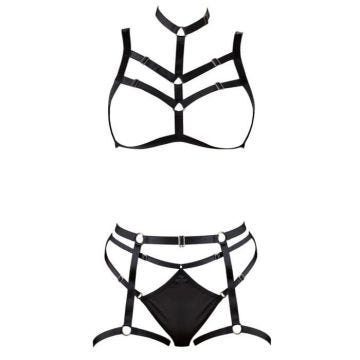 Ensemble de bondage - Noir - Harnais élégant et confortable - Jeux de bondage