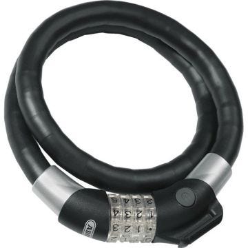 Antivol pour vélo ABUS 1460/85 noir - Steel O Flex - Adulte - Vélo loisir
