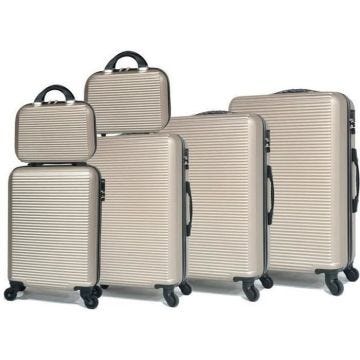 Set de Valises - CELIMS - 6 Pièces - ABS - Champagne - Imperméable