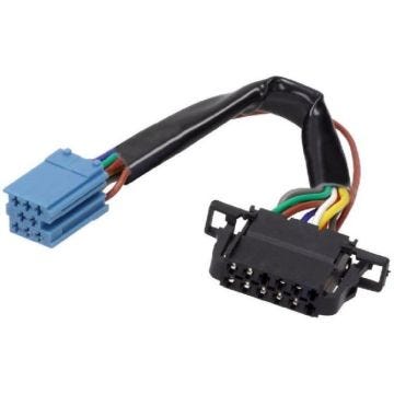 Câble Autoradio - AUDI - 8pin vers 12pin - 0.15m - Compatible Volkswagen - Noir