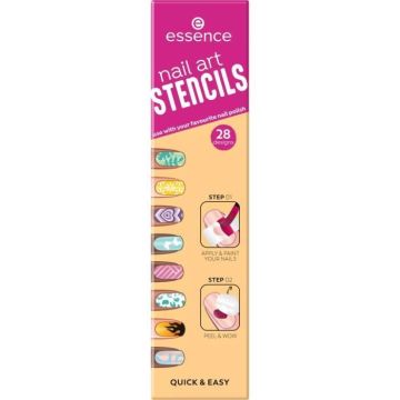 Pochoirs pour Ongles - Essence - Nail Art Stencils - Autocollants - Faciles à utiliser - Créations uniques
