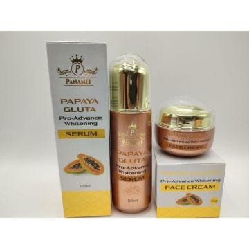 Gluta papaye sérum intense 120ml et crème visage 50ml