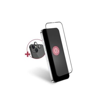 Protection d'écran - FORCE - iPhone 15 Plus - Verre trempé - Pack 2 pièces - Résistant aux rayures