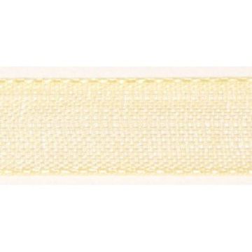 Ruban organdi - Crème - 15 mm - 10 m - Rayher