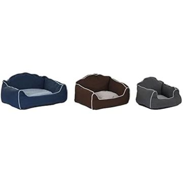 Lit pour Animal de Compagnie - DKD HOME DECOR - Standard - Bleu, Marron, Gris - 72x61x34 cm - Intérieur