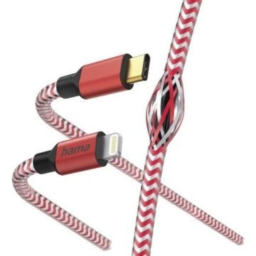 Hama Reflective - 1,5 m - Lightning - USB C - Männlich - Männlich - Rot () - 00201562