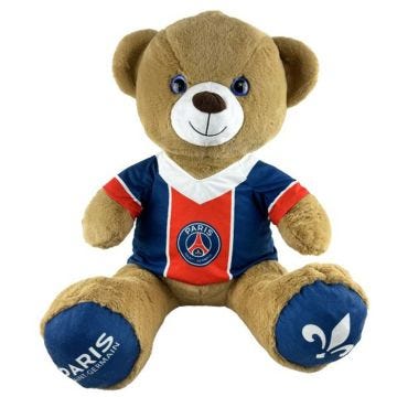 Paris Saint-Germain Ours Peluche en Maillot PSG - 35 cm - Collection Officielle…