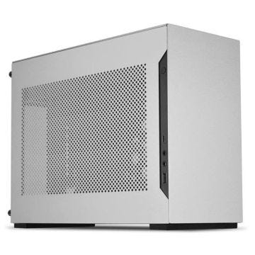 mini-tour Lian Li Lian Li DAN Cases A4-H2O A4 Mini-ITX Gehäuse, PCIE4.0 Riserkabel - silber Boîtier gaming argent
