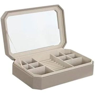 Boîte à bijoux - HOME ESPRIT - Beige - Verre - 21 x 30 x 6 cm - Multicolore