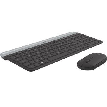 Slim Keyboard+Mouse MK470 Graphite UK