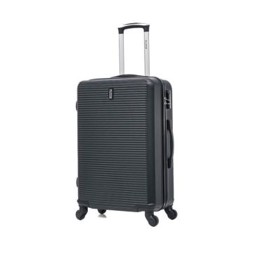 CELIMS - Valise Moyenne Taille 65cm 20kg | Valise Week-end | ABS | Légère et Rigide | Noir