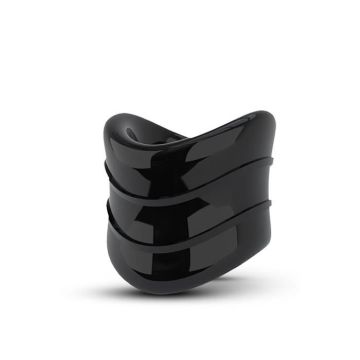 Civière à boule de boeuf - Bondage Blush - Ajustée - Noir - TPE sans phtalate - Pour adultes