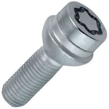 4 Vis antivol MCGARD 28017SU - Filetage M14 x 1,5 - Assise R14 - Ø17 x L45 mm