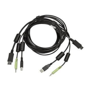 VERTIV Câble A/V VERTIV - 1,83 m DisplayPort/USB - Pour Clavier/Souris, Haut-Parleur, Périphérique audio/vidéo