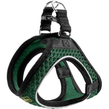 Harnais - HUNTER - Hilo Comfort - Vert foncé - Taille S - Pour petit chien