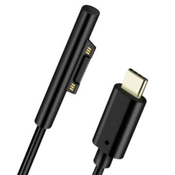 Câble USB type C Microsoft Surface Recharge Rapide 1m 4Smarts Noir