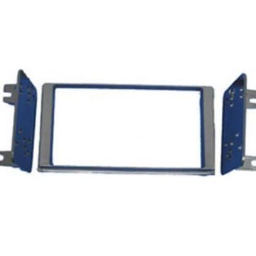 Adaptateur de façade d'autoradio Double DIN gris argent Subaru Impreza 2008 >