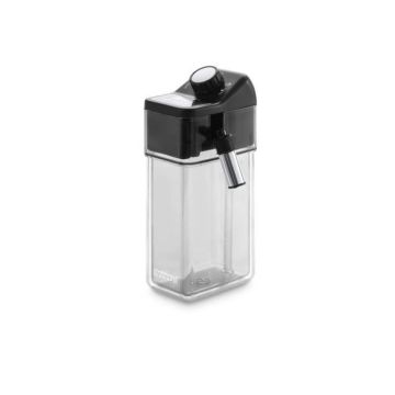 Carafe à lait Dinamica Plus - DELONGHI - Cafetière, Expresso - Blanc - Capacité 1,2L - Compatible grains de café