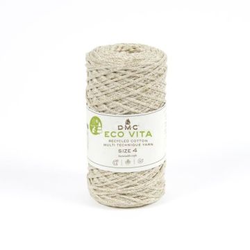 Fil Coton Recyclé - DMC - Eco Vita - 4mm - Couleur Beige - Col. 03