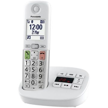 Téléphone fixe sans fil - Panasonic - Blanc