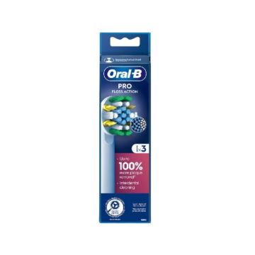 Brossettes floss action pro x3 d'origine - Brosse à dents électrique - (166925.0)
