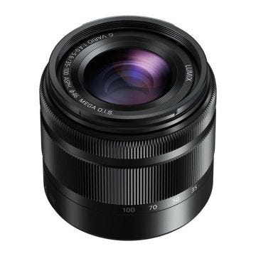 Panasonic Lumix 35-100mm F4.0-5.6 | Objectif Téléphoto H-FS35100E-K (Stabilisé, Compact, équiv. 35mm: 70-200mm)