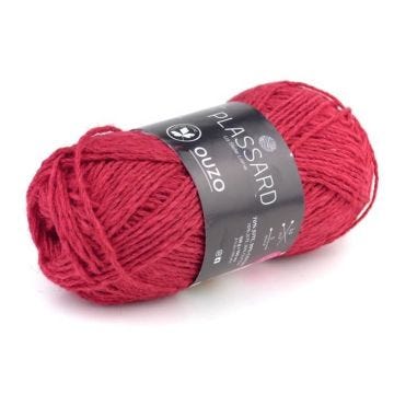Fil de jute pour accessoire mode - PLASSARD - Ouzo Rouge Vermillon Col. 60